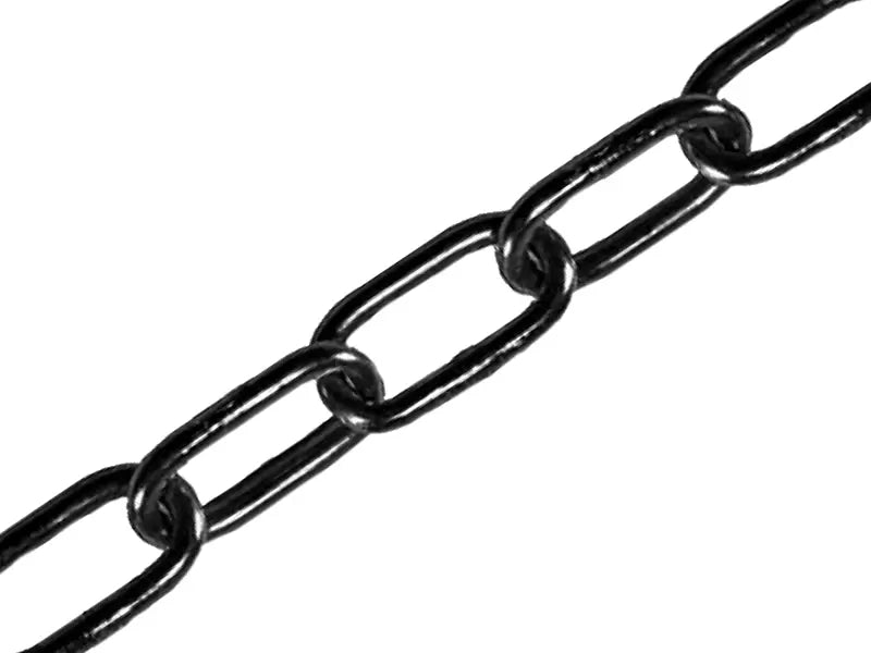 Faithfull - FAICHCUT40B - Black Japanned Chain 4.0mm x 2.5m - Max. Load 120kg