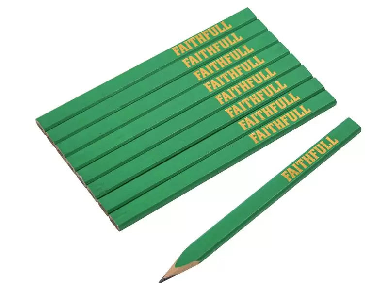 Faithfull Carpenter Pencils Green