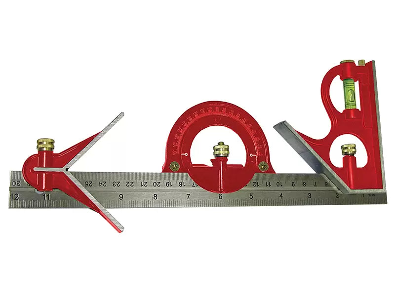 Faithfull Combination Square Set 300mm