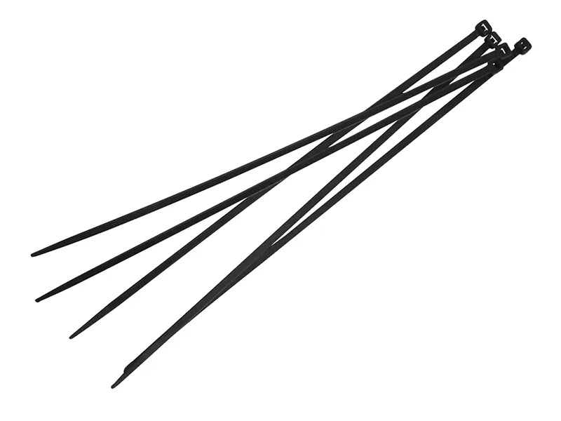 Faithfull - FAICT300B - Cable Ties Black 4.8 x 300mm (Pack 100)