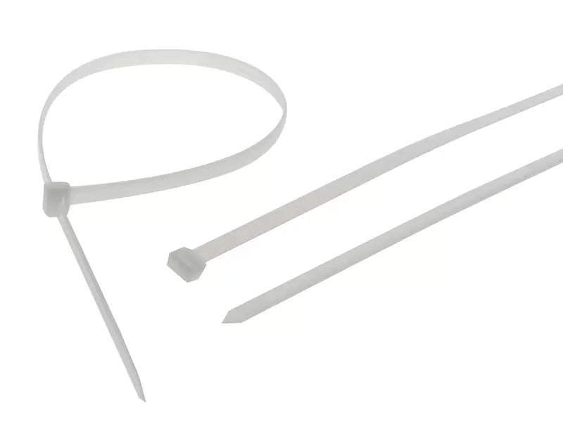 Faithfull - FAICT900WHD - Heavy-Duty Cable Ties White 9.0 x 905mm (Pack 10)