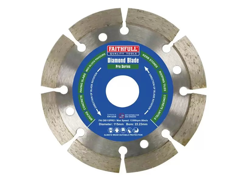 Faithfull Diamond Blade 115mm