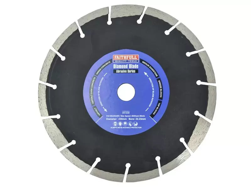 Faithfull Abrasive Diamond Blade