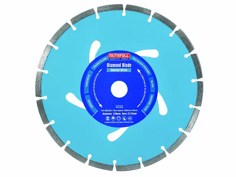 Faithfull Contract Diamond Blade 230mm