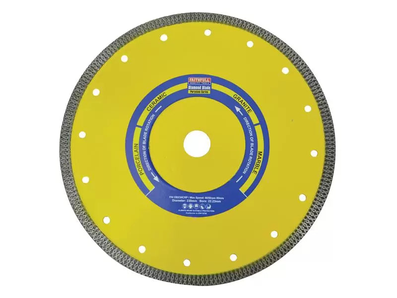 Faithfull Diamond Porcelain Blade