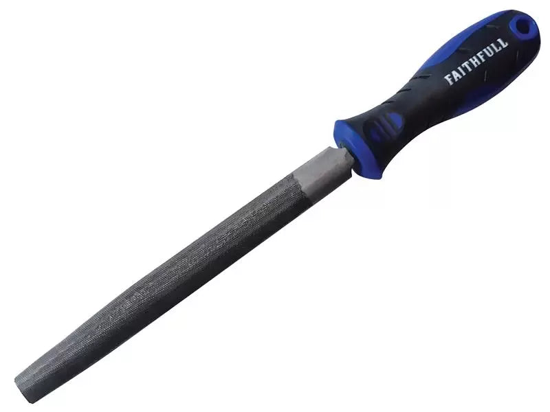 Faithfull - FAIFIHRSC6 - Handled Half-Round Second Cut Engineers File 150mm (6in)