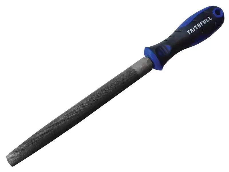 Faithfull - FAIFIHRSC8 - Handled Half-Round Second Cut Engineers File 200mm (8in)