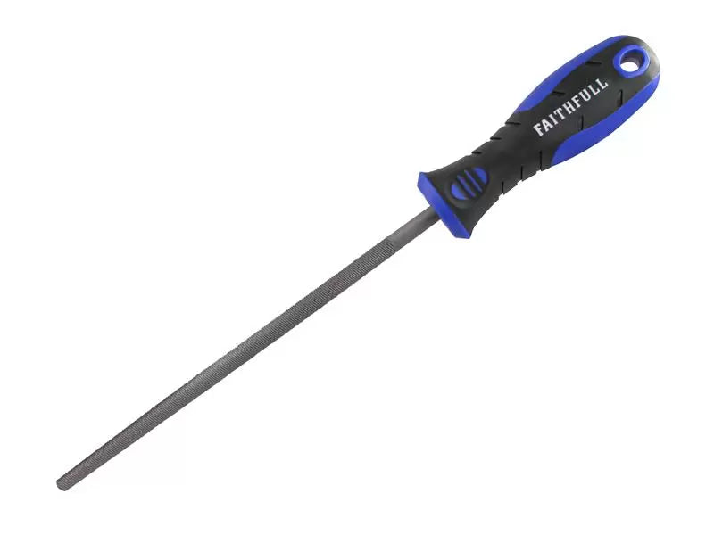 Faithfull - FAIFIRSC8 - Handled Round Second Cut Engineers File 200mm (8in)