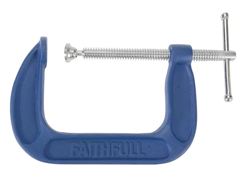 Faithfull - FAIGMD4 - Medium-Duty G-Clamp 100mm (4in)