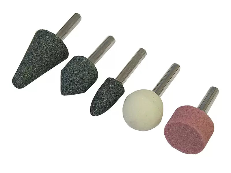 Faithfull - FAIGWSET5 - Mounted Grinding Stones Set, 5 Piece