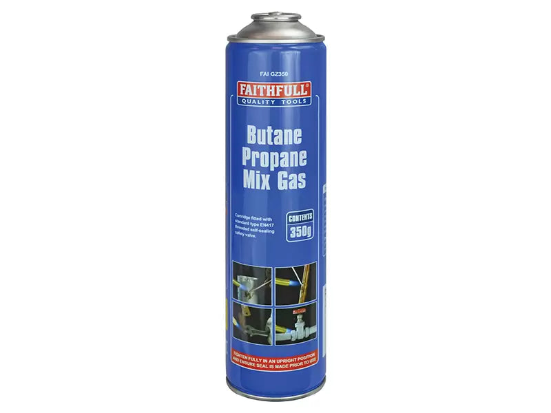 Faithfull - FAIGZ350 - Butane Propane Mix Gas Cartridge 350g