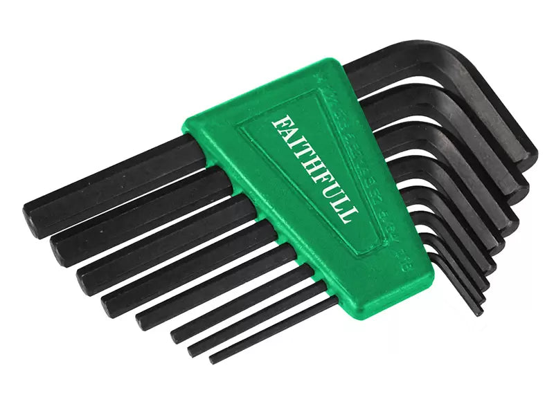 Faithfull - FAIHKS8AF - Imperial Short Arm Hexagon Key Set, 8 Piece