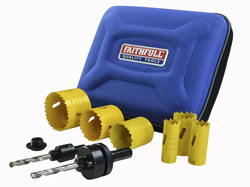 Faithfull Plumber Holesaw Kit