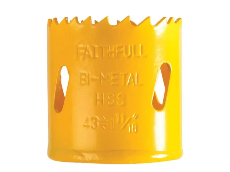 Faithfull - FAIHSVP43 - Bi-Metal Cobalt Holesaw 43mm