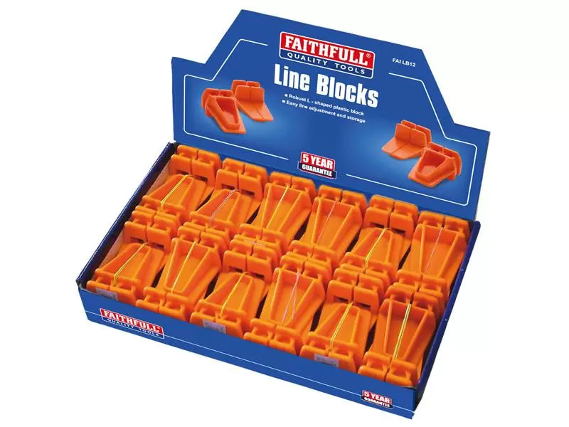 Faithfull - FAILB12 - Line Block Counter Display (12 Piece) Blocks Only