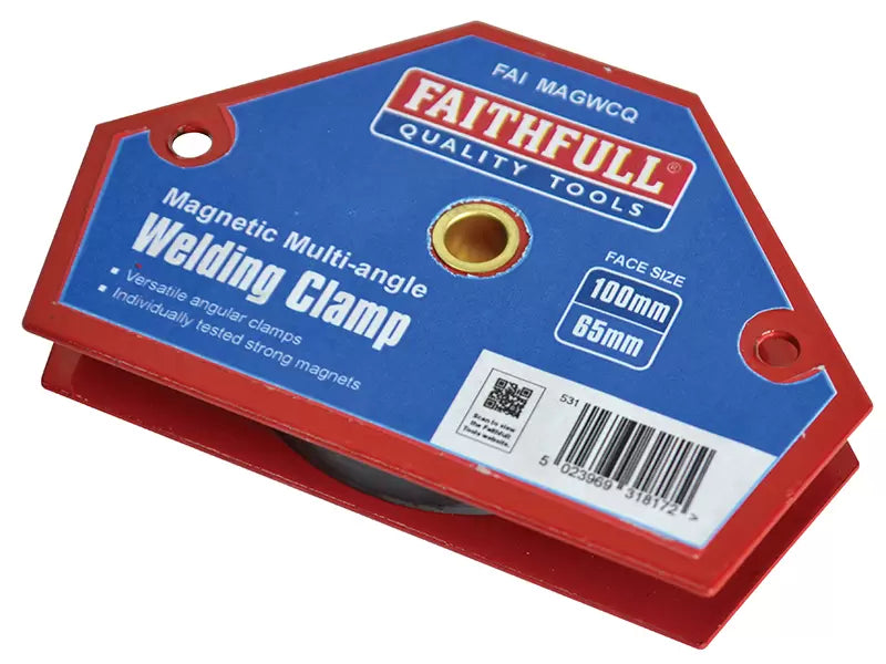 Faithfull - FAIMAGWCQ - Welding Magnet Quick Clamp 100 x 65mm