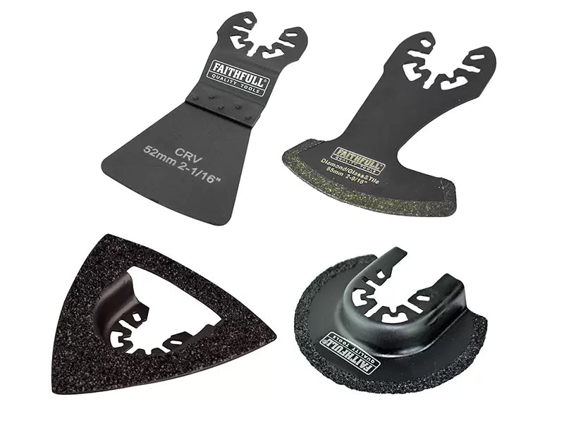 Faithfull Multi Tool Tiling Kit 4pc
