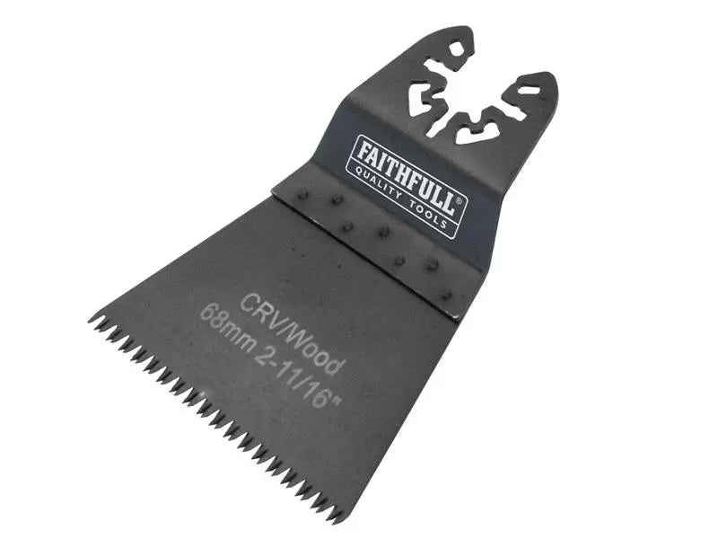Faithfull - FAIMFW68G - Multi-Function Tool CrV Flush Fast Cut Wood Ground Side Set 68mm