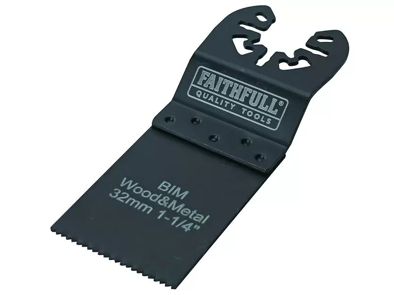 Faithfull - FAIMFWM32 - Bi-Metal Flush Cut Wood/Metal Blade 32mm