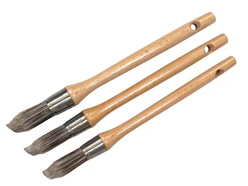 Faithfull - FAIPBPOINT3 - Pointed Brush Set, 3 Piece