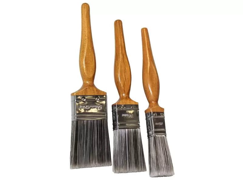 Faithfull - FAIPBSYSET3 - Superflow Synthetic Paint Brush, 3 Piece Set