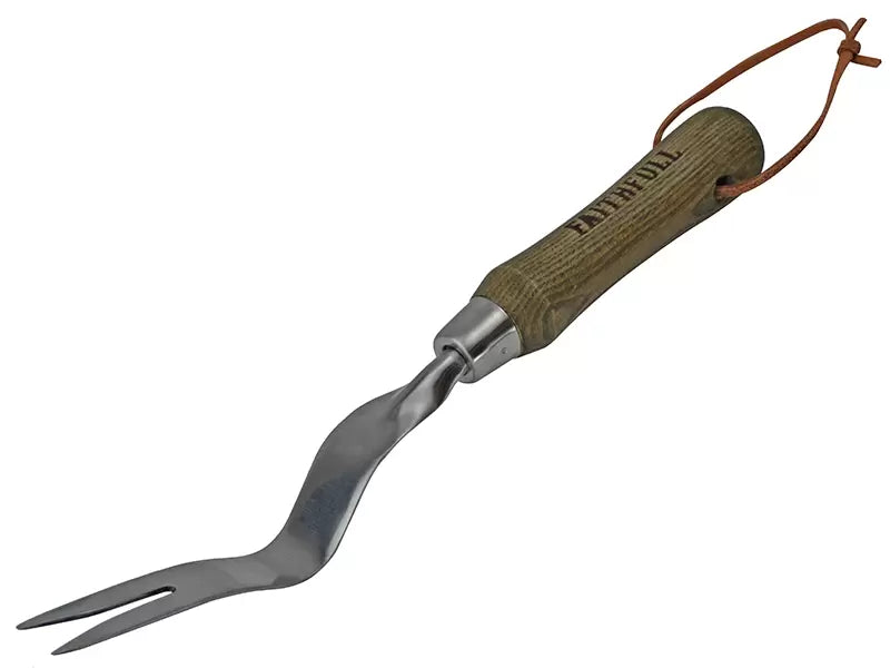 Faithfull - FAIPRESHGRUB - Prestige Stainless Steel Hand Weeder Ash Handle