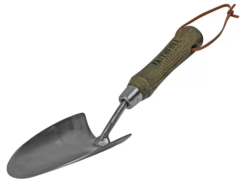 Faithfull - FAIPRESHTSS - Prestige Stainless Steel Hand Trowel Ash Handle