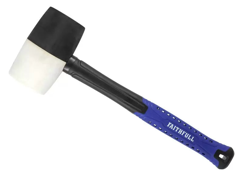 Faithfull - FAIRMBWF32 - Black & White Fibreglass Mallet 32oz