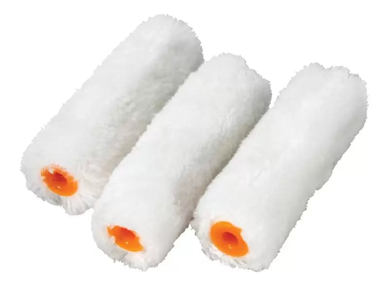 Faithfull - FAIRMINI10M - Medium Pile Mini Roller Refills 100mm (4in) Pack of 10
