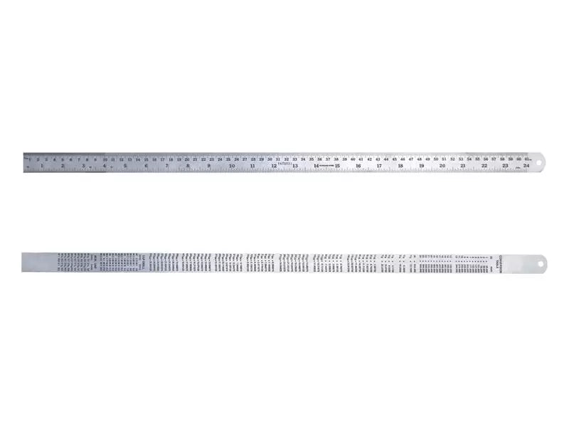 Faithfull - FAIRULE600SS - Steel Rule 600mm / 24in x 25mm