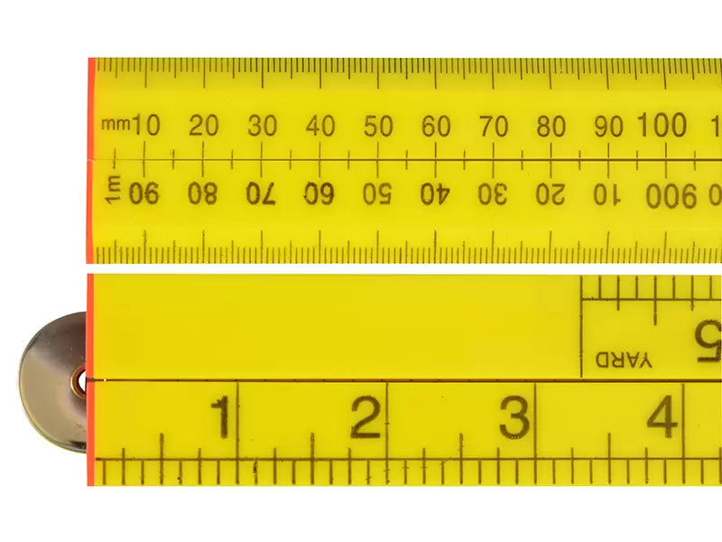 Faithfull - FAIRULEFOLD - Folding Rule Yellow ABS Plastic 1m / 39in