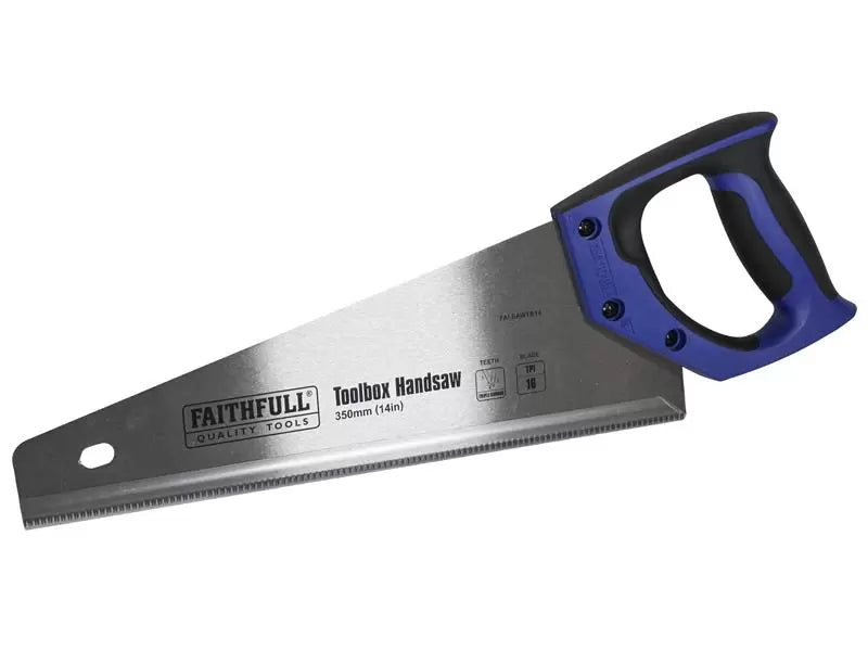 Faithfull - FAISAWTB14 - Toolbox Hardpoint Handsaw 350mm (14in) 16 TPI