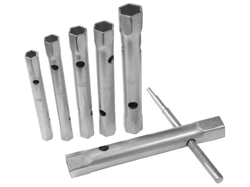 Faithfull - FAISPBOXSET6 - Box Spanner Set + Tommy Bar 6 Piece 8-19mm