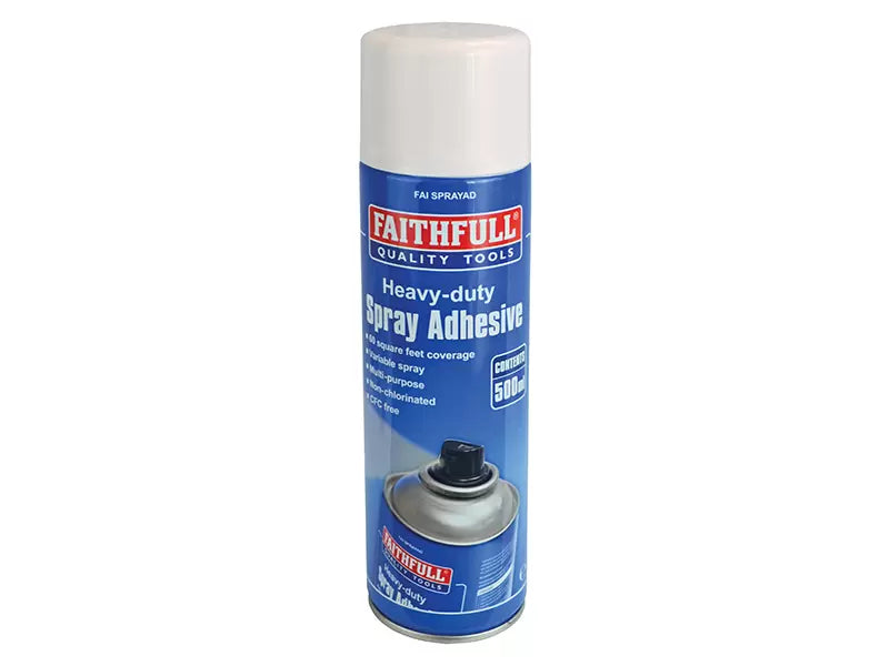 Faithfull - FAISPRAYAD - Spray Adhesive Non-Chlorinated 500ml