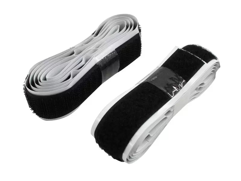 Faithfull - FAITAPEHLB - Hook & Loop Self Adhesive Tape Black 20mm x 1m