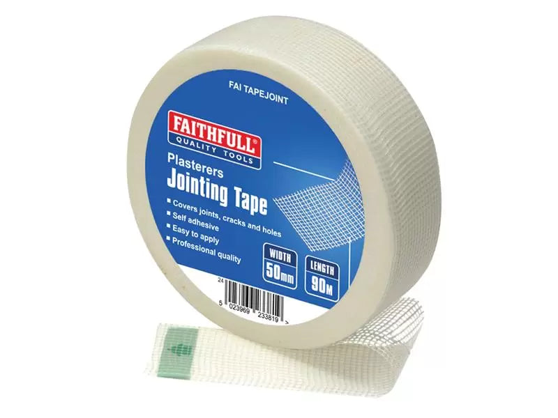 Faithfull - FAITAPEJOINT - PT1-50 Plasterer's Joint Tape 50mm x 90m