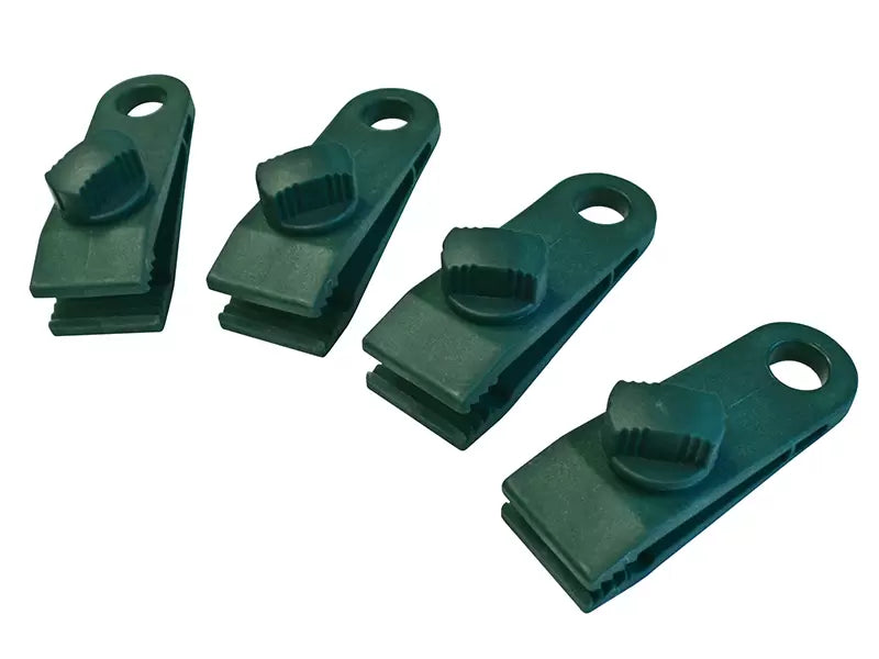 Faithfull - FAITARPCLIPS - Tarpaulin Clips - Set of 4