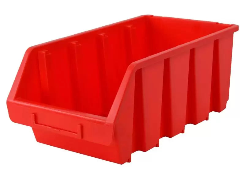 Faithfull - FAITBBIN4 - Interlocking Storage Bin Size 4 Red 209 x 340 x 155mm