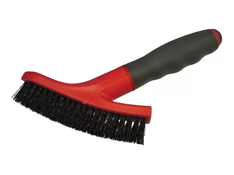 Faithfull - FAITLSGSCRUB - Grout Scrubbing Brush Soft Grip Handle