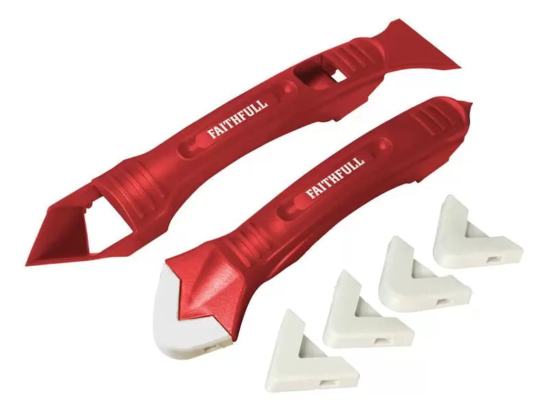 Faithfull - FAITLSILKIT - Silicone Scraper Kit Two Piece