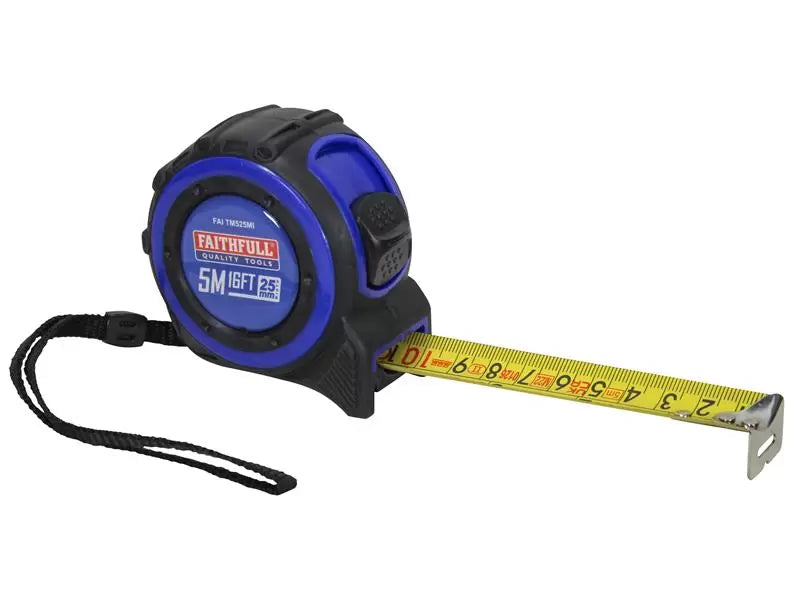 Faithfull - FAITM525MI - Trade Tape Measure 5m/16ft (Width 25mm)