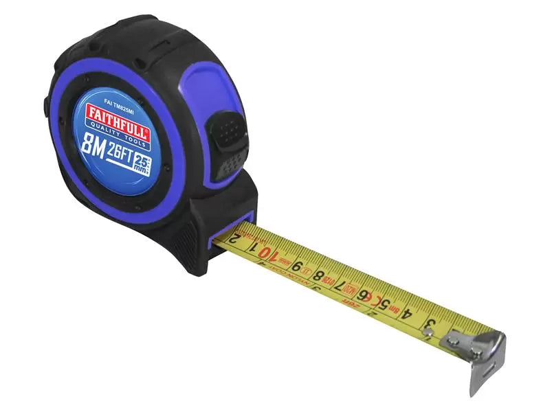 Faithfull - FAITM825MI - Trade Tape Measure 8m/26ft (Width 25mm)