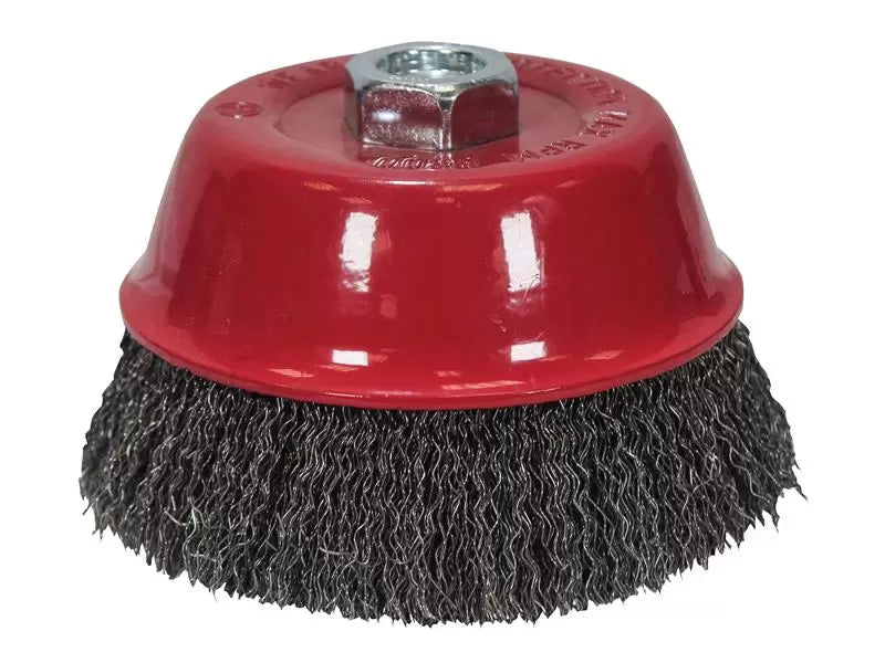 Faithfull - FAIWBC100 - Wire Cup Brush 100mm M14x2, 0.30mm Steel Wire