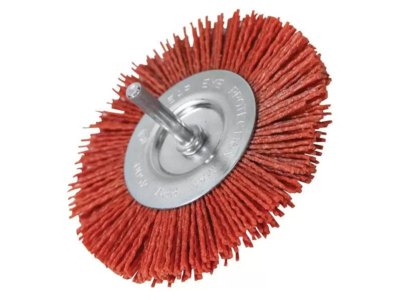 Faithfull - FAIWBN100C - Nylon Circular Brush 100mm x 6mm Shank