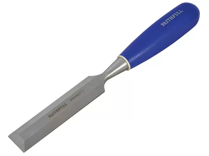 Faithfull - FAIWCB1 - Bevel Edge Chisel Blue Grip 25mm (1 in)