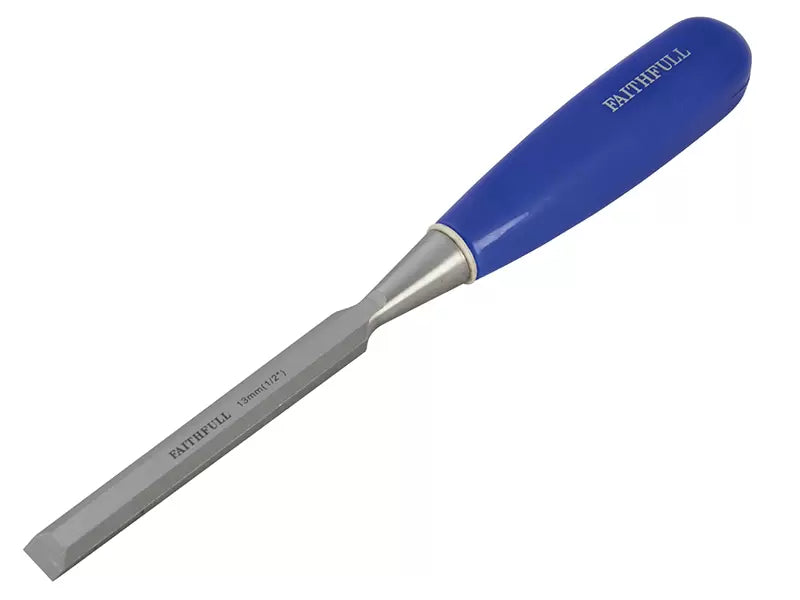 Faithfull - FAIWCB38 - Bevel Edge Chisel Blue Grip 10mm (3/8in)