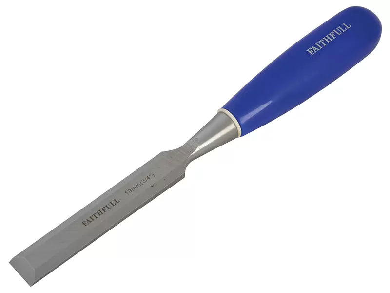 Faithfull - FAIWCB34 - Bevel Edge Chisel Blue Grip 19mm (3/4in)