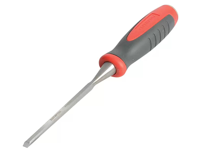 Faithfull - FAIWCR6 - Bevel Edge Chisel Red Soft Grip 6mm (1/4in)