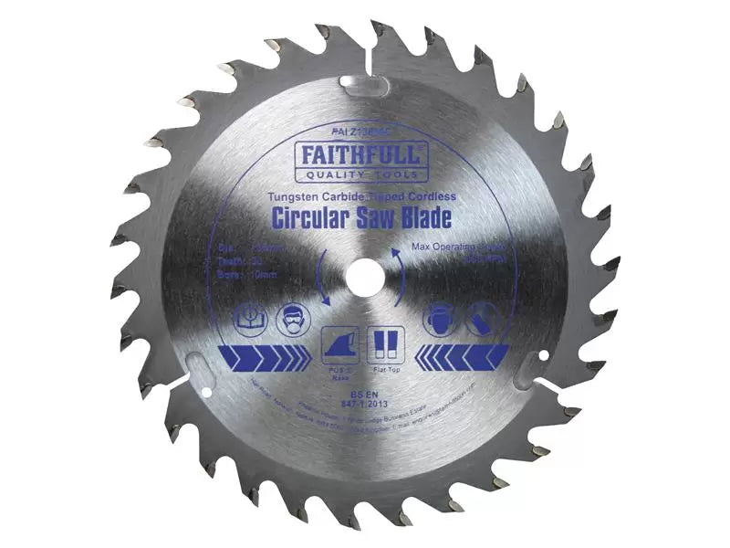 Faithfull Trimsaw Blade 136mm 30T