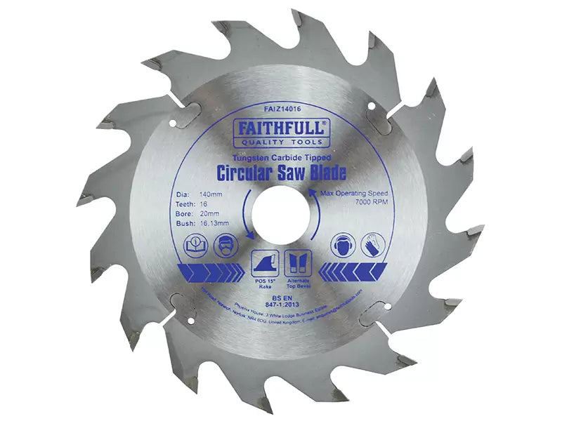Faithfull Circular Blade 140mm